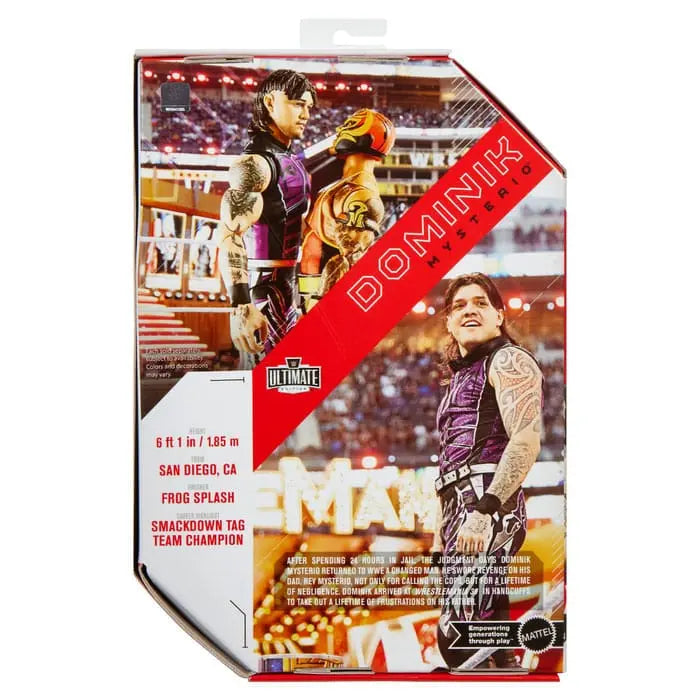 Dominik Mysterio WWE Ultimate Edition figurine 15cm Mattel