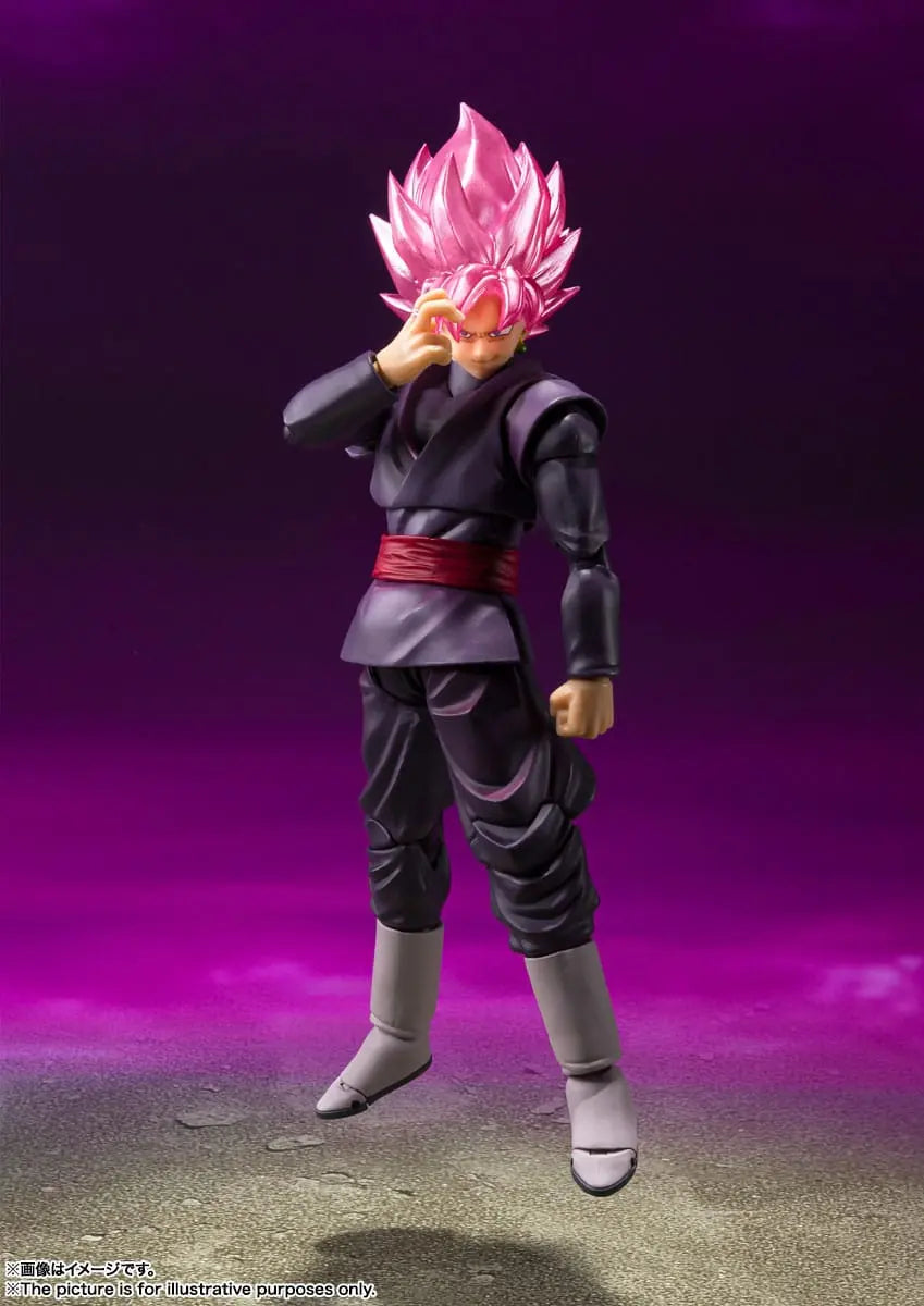 Dragon Ball Super figurine S.H. Figuarts Goku Black - Super Saiyan Rose Reissue 14 cm Bandai Tamashii Nations