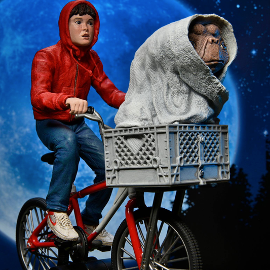 E.T., l'extra-terrestre figurine Elliott & E.T. on Bicycle 13 cm Neca