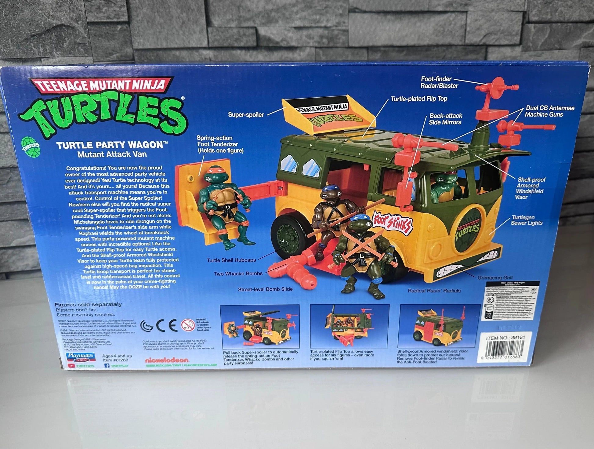 Tortues Ninja Wagon Party / Van Camionnette - RUE DU RETRO