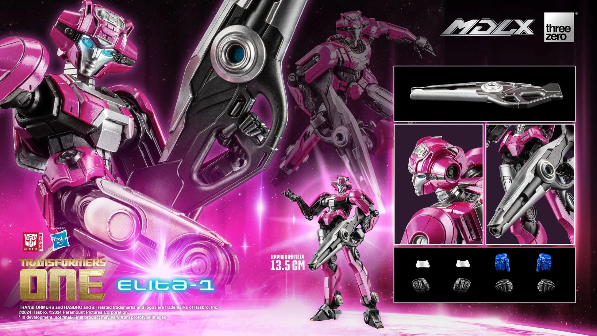 ELITA-1 Transformers figurine MDLX 13cm ThreeZero