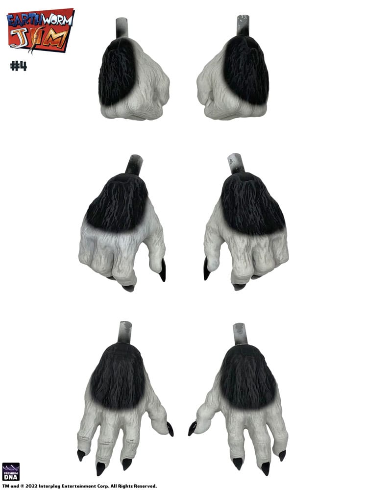 Earthworm Jim  Bob the Killer Goldfish & #4 15 cm figurine Wave 1 Premium DNA Toys