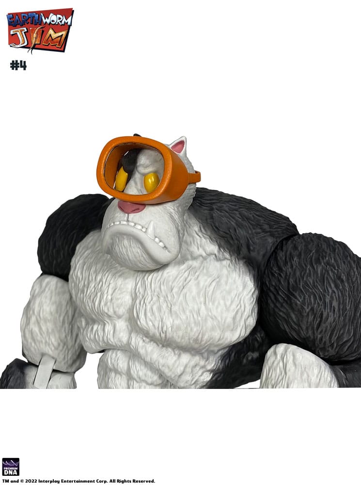 Earthworm Jim  Bob the Killer Goldfish & #4 15 cm figurine Wave 1 Premium DNA Toys