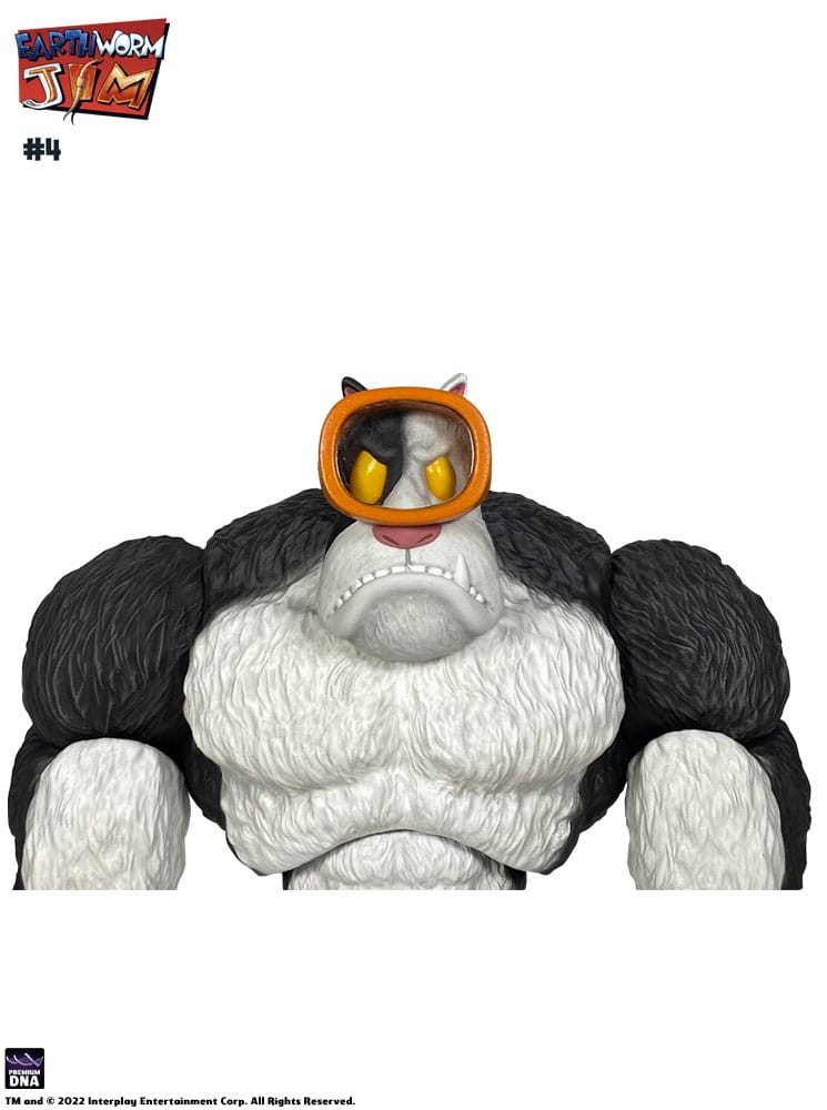 Earthworm Jim  Bob the Killer Goldfish & #4 15 cm figurine Wave 1 Premium DNA Toys