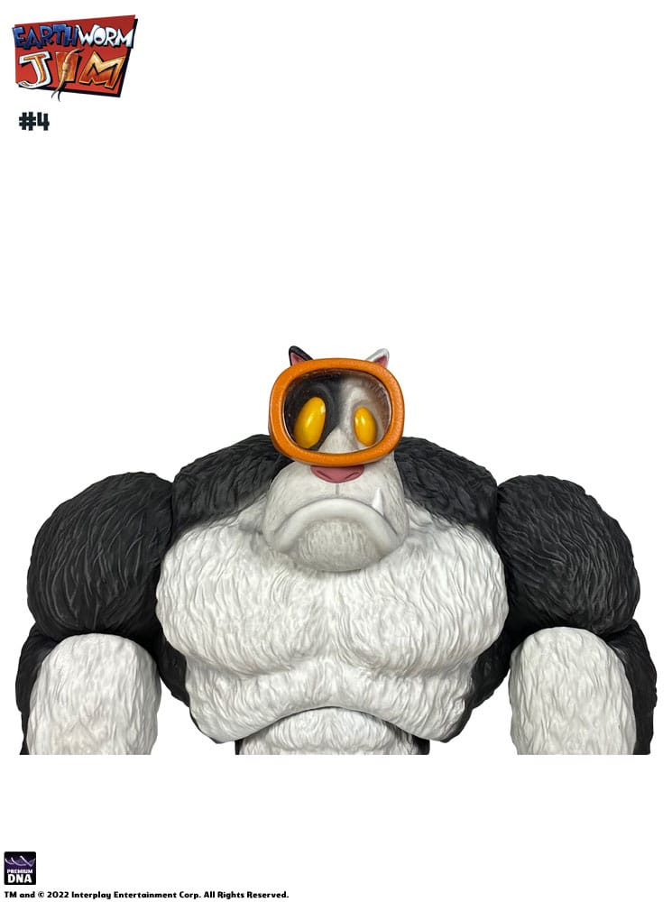 Earthworm Jim  Bob the Killer Goldfish & #4 15 cm figurine Wave 1 Premium DNA Toys