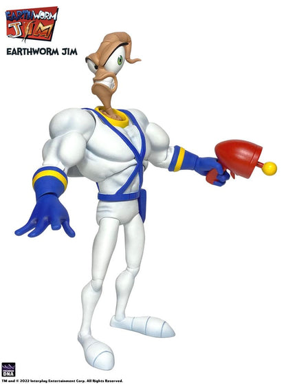 Earthworm Jim & Snot figurine 15cm Wave 1 Premium DNA Toys