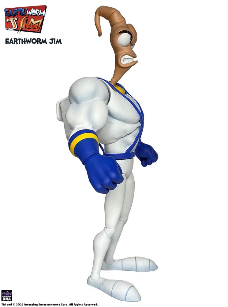 Earthworm Jim & Snot figurine 15cm Wave 1 Premium DNA Toys