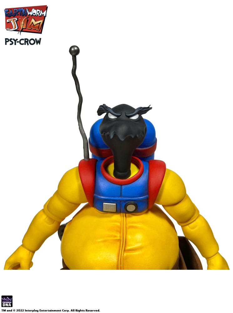 Earthworm Jim Psy-Crow figurine 15 cm Wave 1 Premium DNA Toys