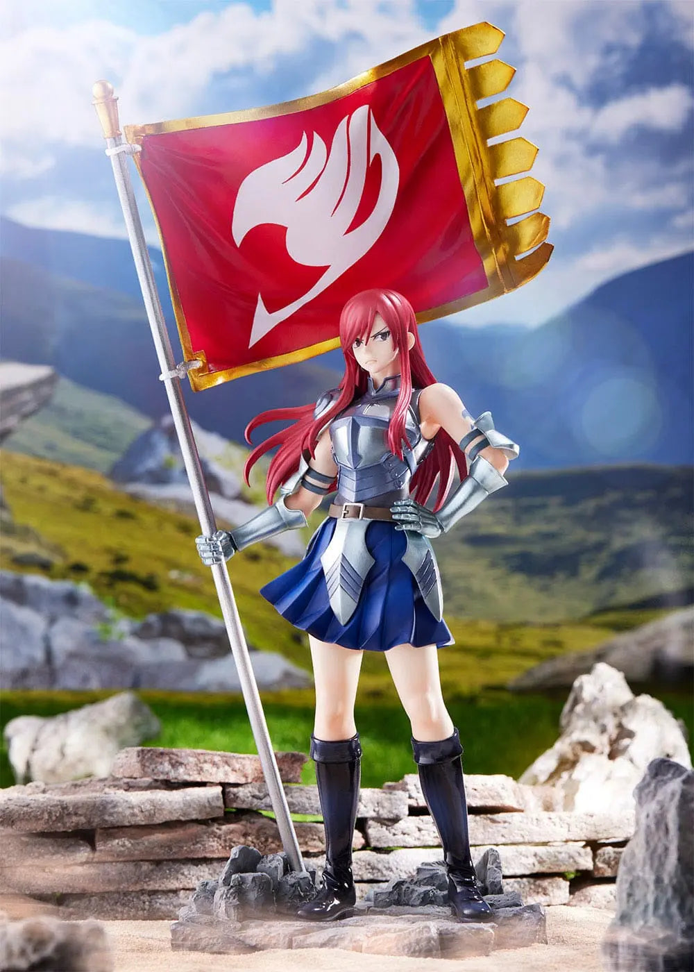 Erza Scarlet Fairy Tail statuette PVC 32cm Bellfine