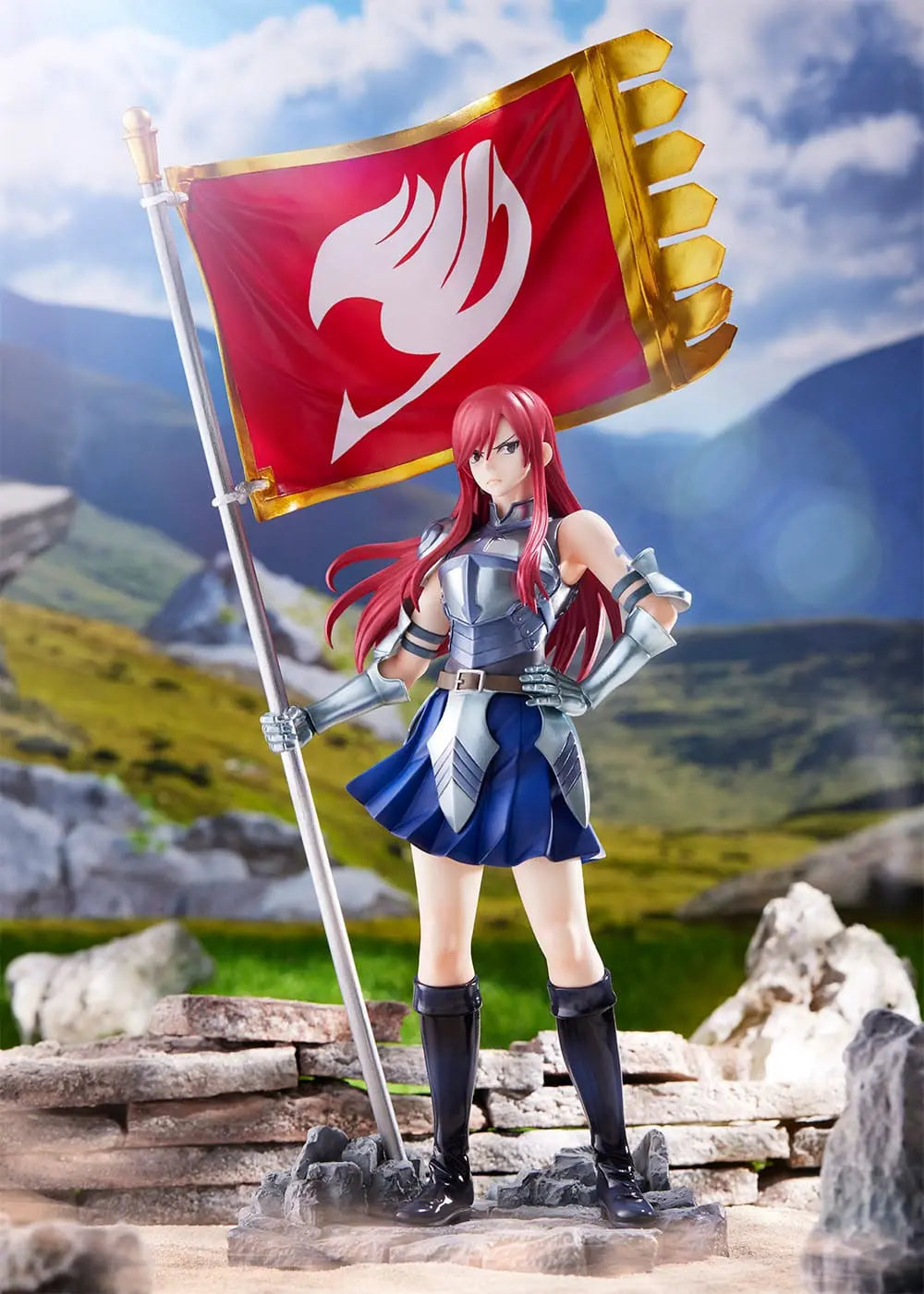 Erza Scarlet Fairy Tail statuette PVC 32cm Bellfine