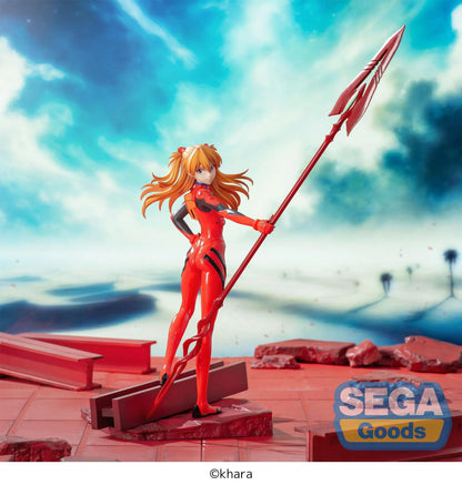 Evangelion: 3.0+1.0 Thrice Upon a Time statuette Luminasta PVC Asuka Shikinami Langley x Spear of Longinus 20 cm - Rue Du Retro