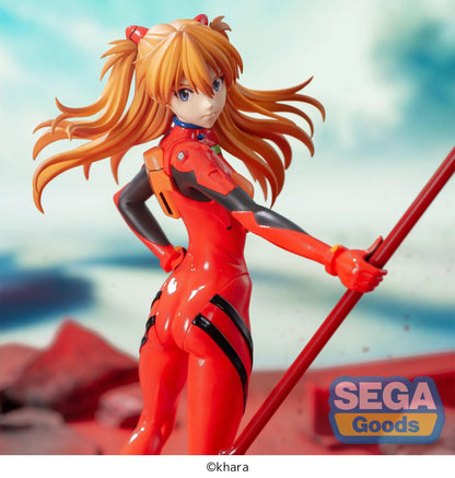 Evangelion: 3.0+1.0 Thrice Upon a Time statuette Luminasta PVC Asuka Shikinami Langley x Spear of Longinus 20 cm - Rue Du Retro