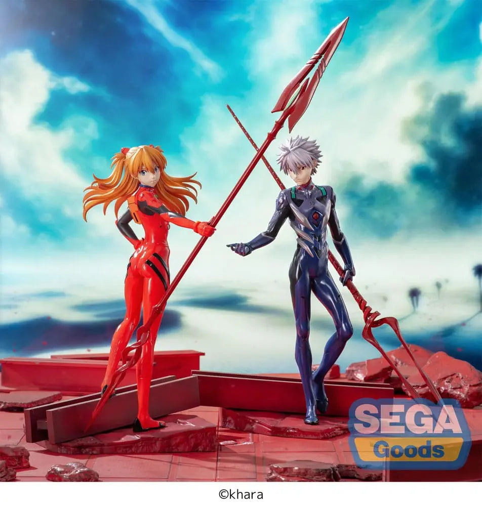Evangelion: 3.0+1.0 Thrice Upon a Time statuette Luminasta PVC Asuka Shikinami Langley x Spear of Longinus 20 cm - Rue Du Retro