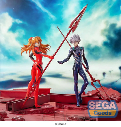 Evangelion: 3.0+1.0 Thrice Upon a Time statuette Luminasta PVC Asuka Shikinami Langley x Spear of Longinus 20 cm - Rue Du Retro