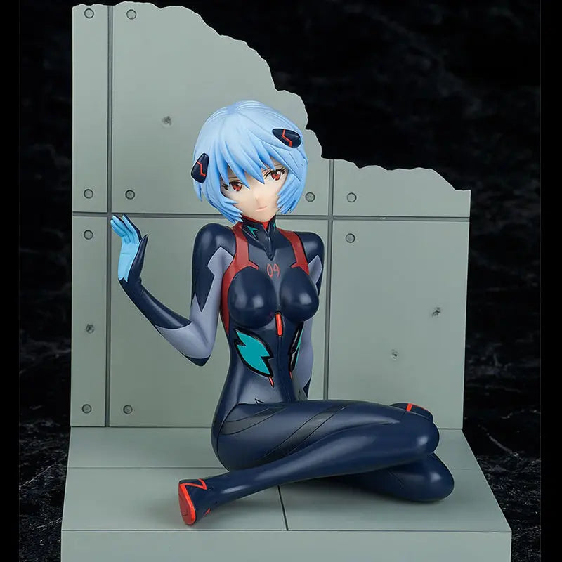 Evangelion 4.0 Final statuette PVC 1/7 Tentative Name Rei Ayanami Plugsuit Ver. New Movie Edition 10 cm - Rue Du Retro