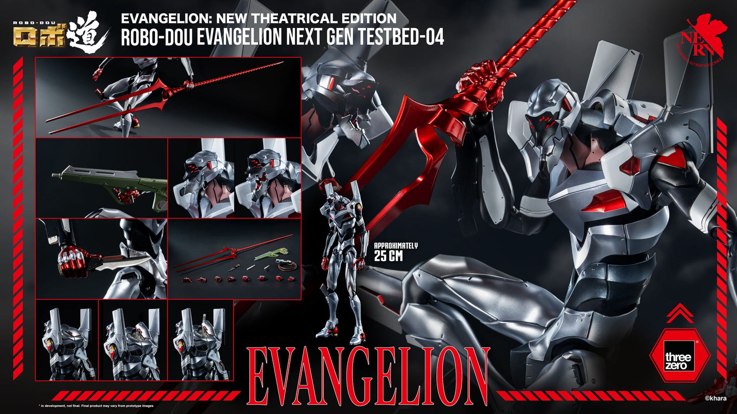 Evangelion: New Theatrical Edition figurine Robo-Dou Evangelion Testbed-04 25 cm ThreeZero