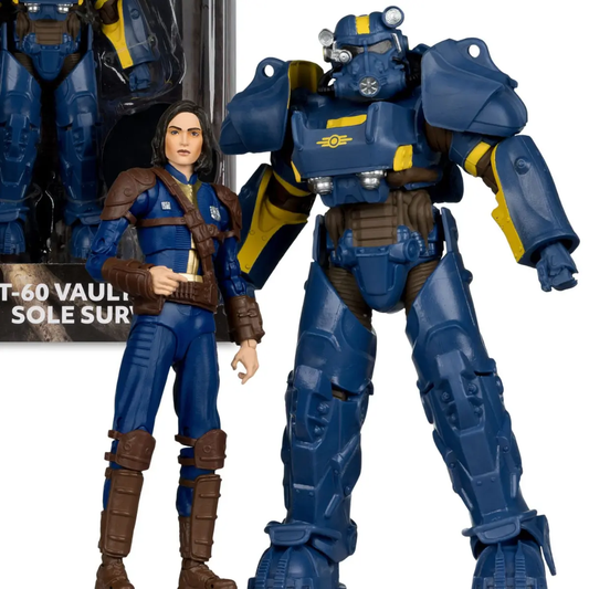 Fallout 4 figurines Pack T-60 Vault Tec & Sole Survivor 18cm McFarlane Toys