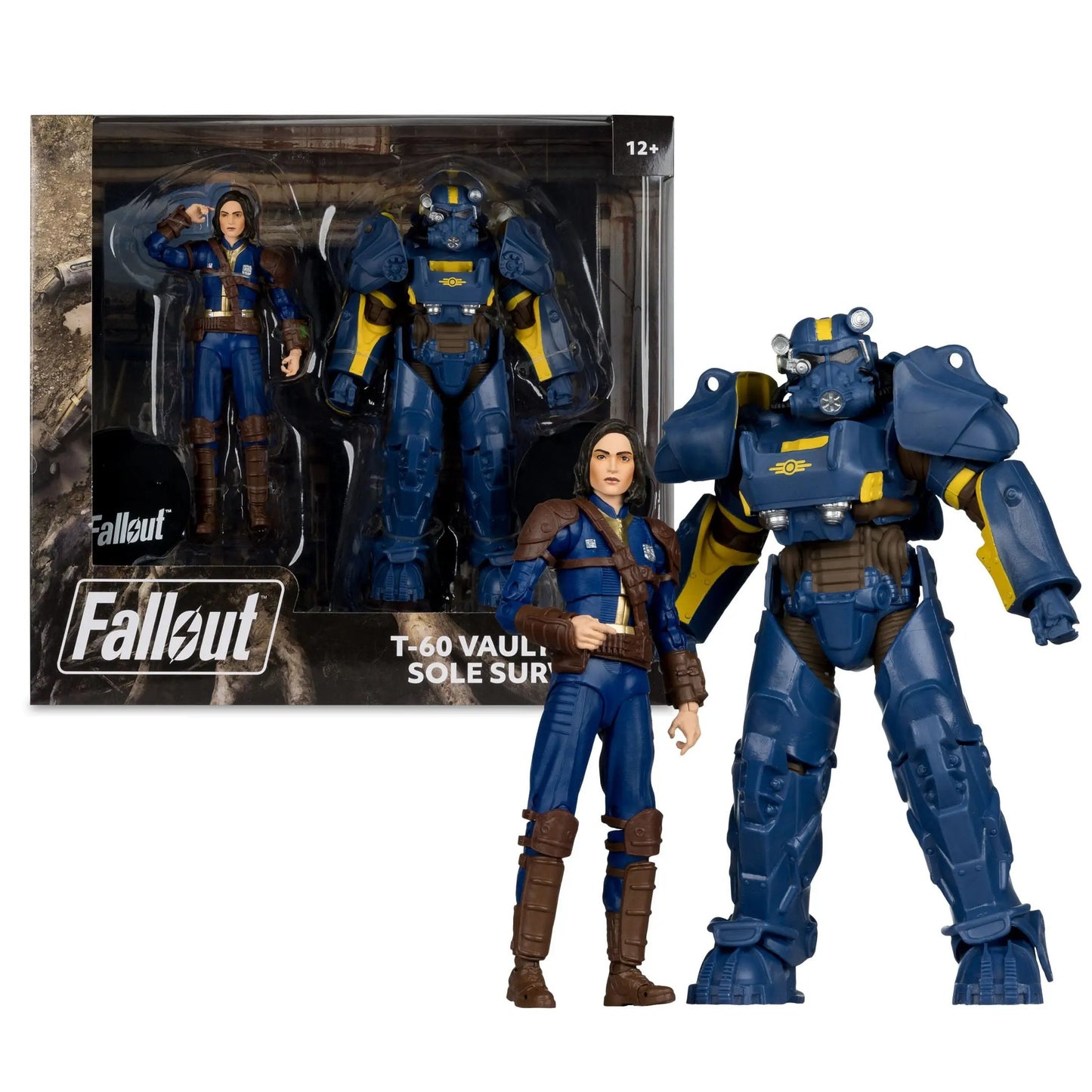 Fallout 4 figurines Pack T-60 Vault Tec & Sole Survivor 18cm McFarlane Toys