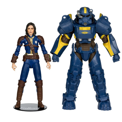 Fallout 4 figurines Pack T-60 Vault Tec & Sole Survivor 18cm McFarlane Toys