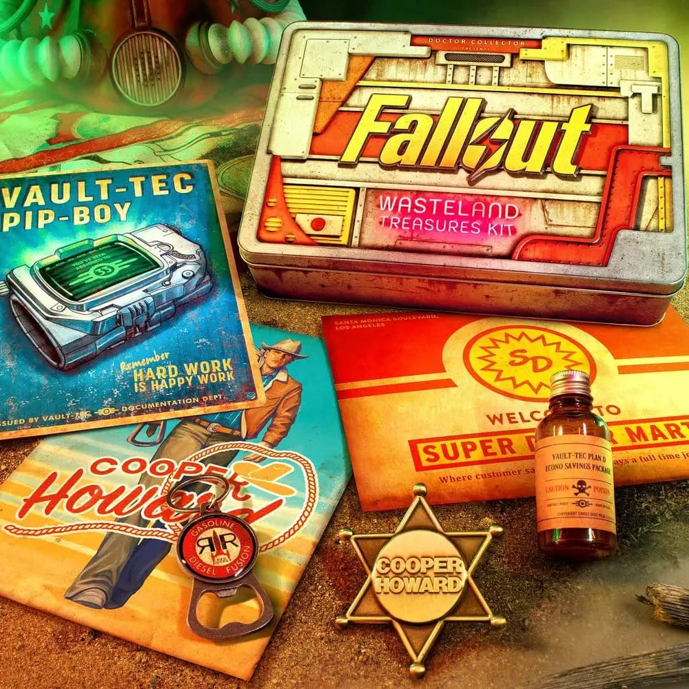 Fallout coffret cadeau Wasteland Treasures Kit Doctor Collector