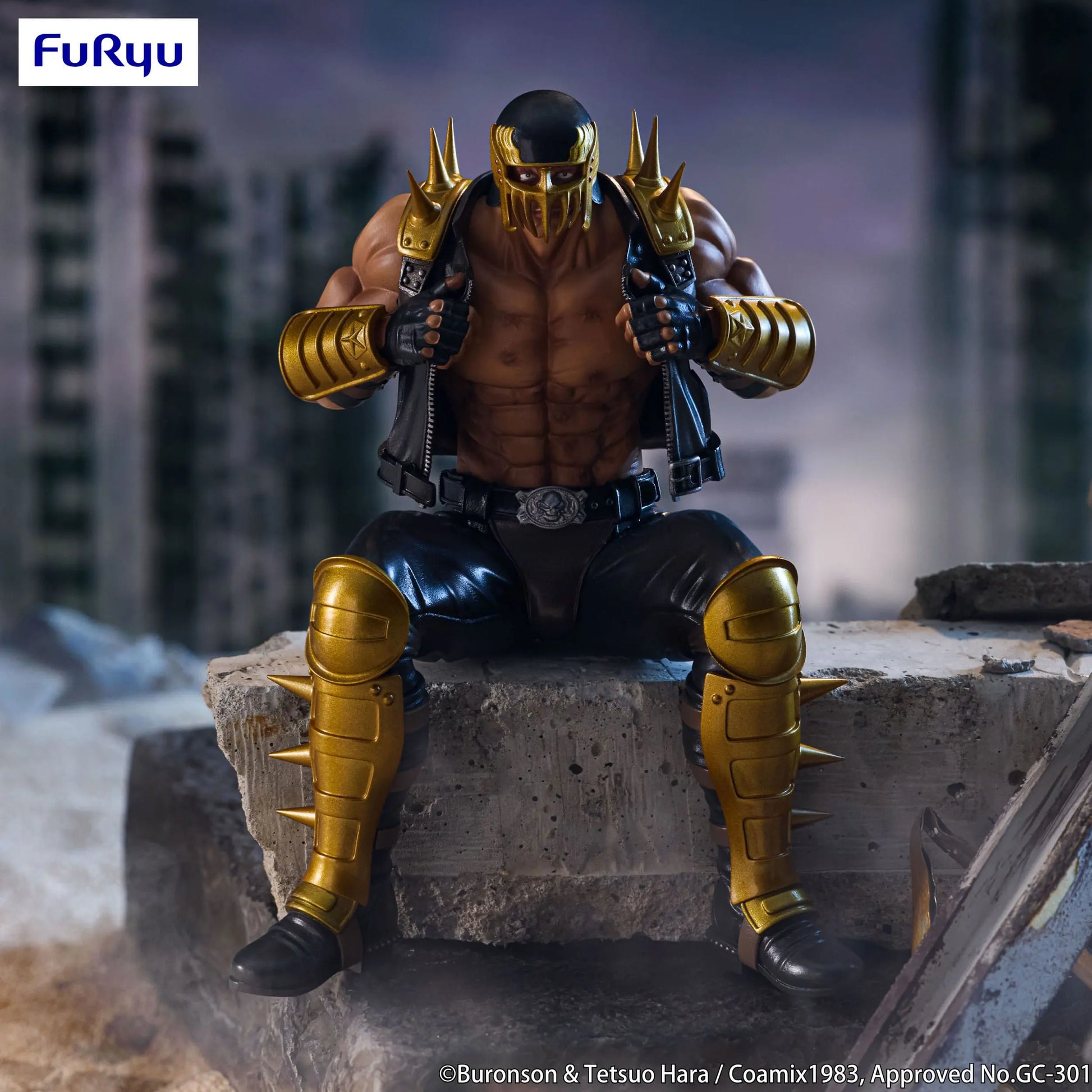 Ken le survivant Fist of the North Star  Hokuto No ken Star statuette PVC Noodle Stopper Jagi 14 cm - Rue Du Retro