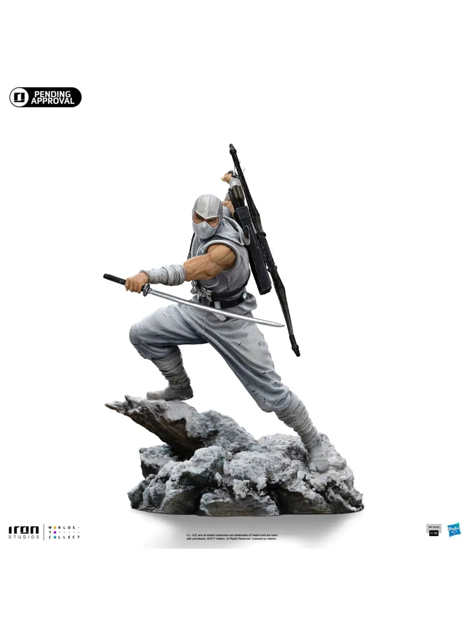 GI Joe Storm Shadow statuette Art Scale 23cm - Rue Du Retro