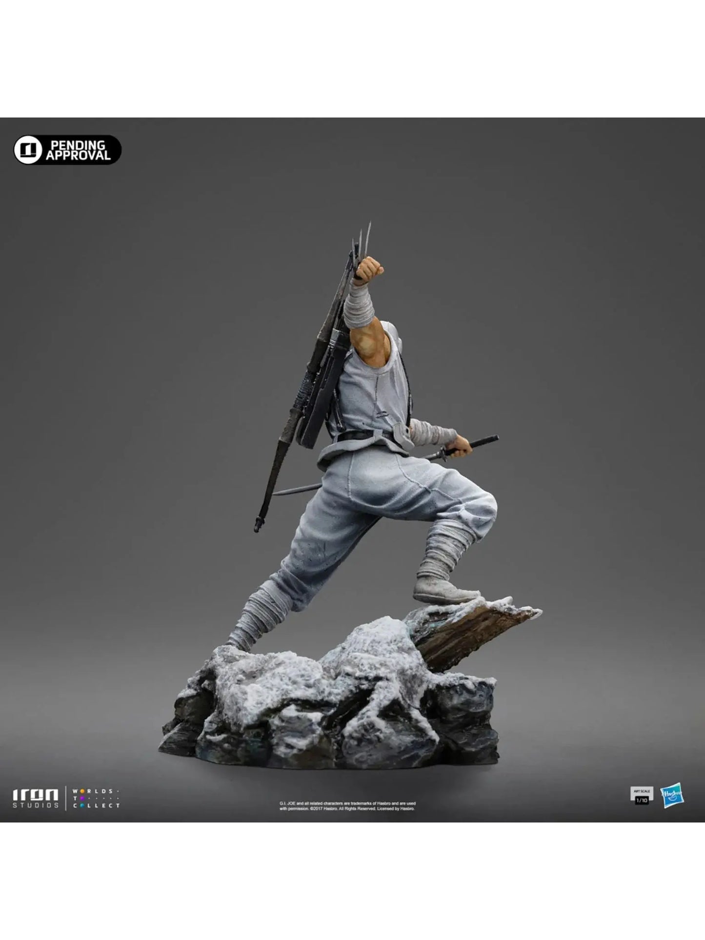 GI Joe Storm Shadow statuette Art Scale 23cm - Rue Du Retro