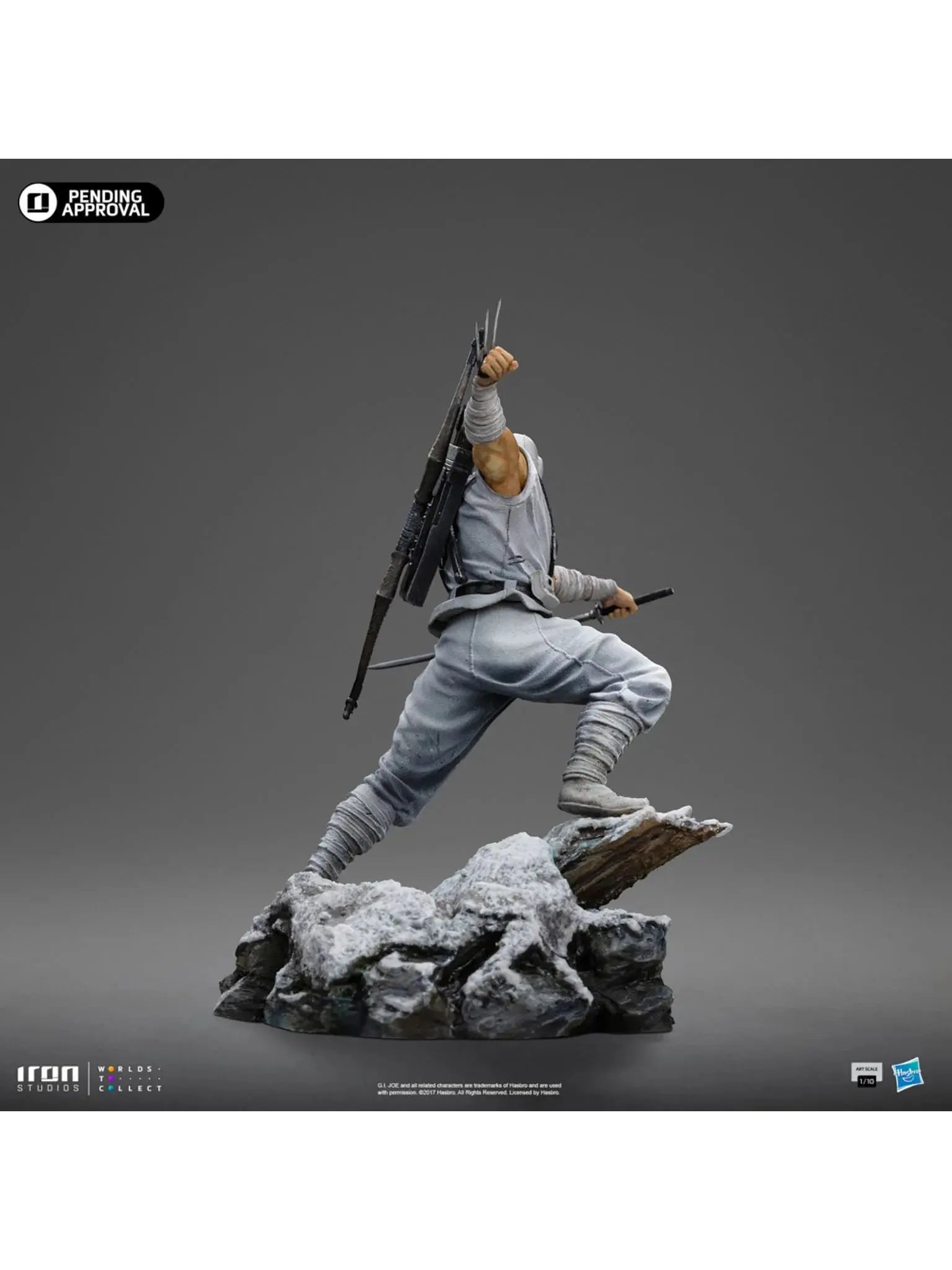 GI Joe Storm Shadow statuette Art Scale 23cm - Rue Du Retro