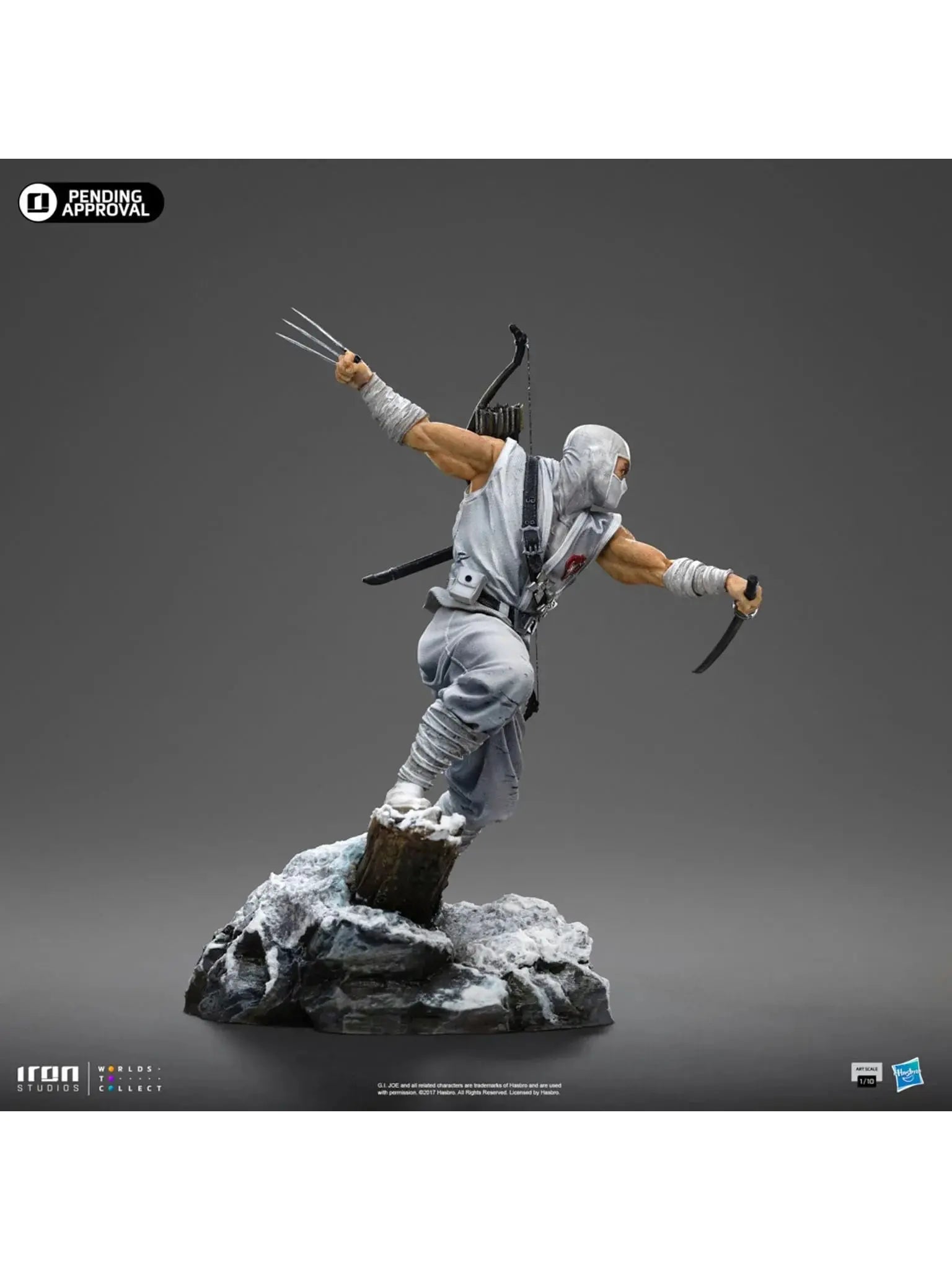 GI Joe Storm Shadow statuette Art Scale 23cm - Rue Du Retro