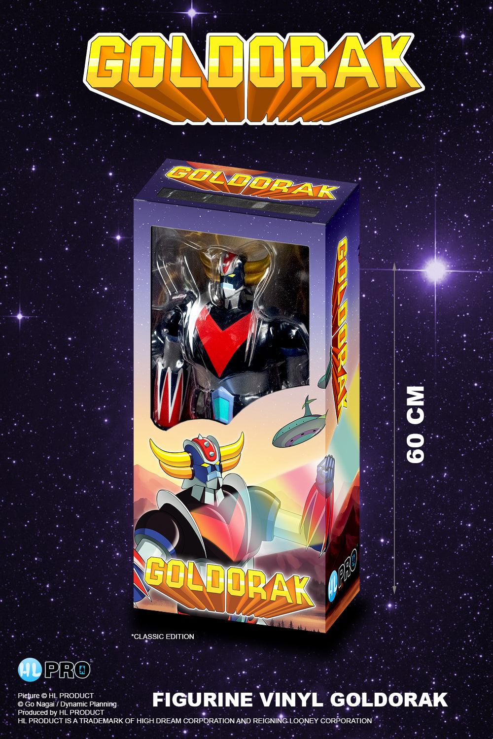 Goldorak 2020 Classic Version - 60cm Tête rotative !
