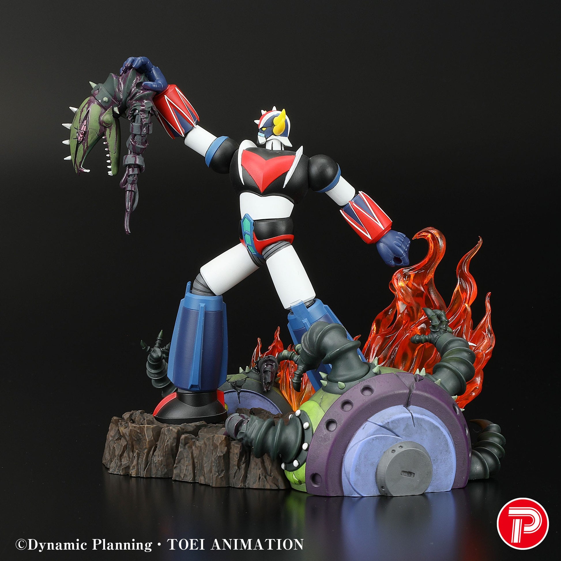 Goldorak Grendizer statuette PVC Scene Selection 01 a cry of Victory 14cm Plex