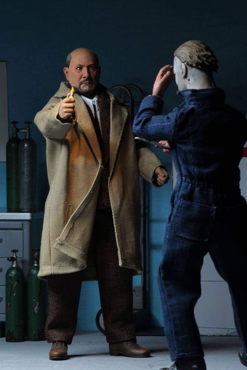 Halloween 2 : Le Masque pack 2 figurines Retro Doctor Loomis & Laurie Strode 20 cm Neca