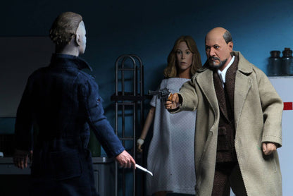 Halloween 2 : Le Masque pack 2 figurines Retro Doctor Loomis & Laurie Strode 20 cm Neca