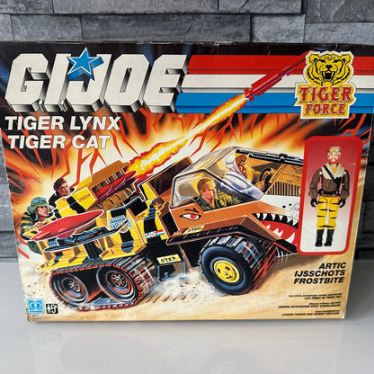 G.I JOE TIGER LYNX - TIGER CAT + FROSBITE Box EU