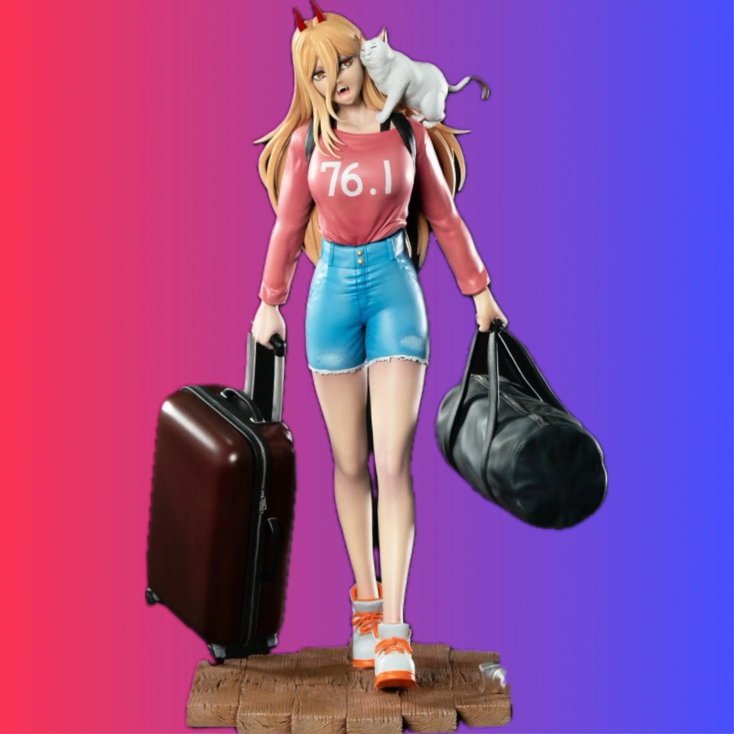 Figurine Chainsaw Man : Power 21cm Kitsune Statue Akihabara Legend Figure - Rue Du Retro