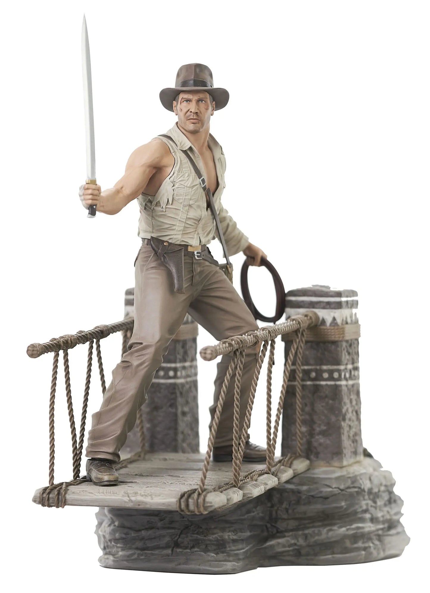 Indiana Jones et le Temple maudit Deluxe Gallery statuette PVC Rope Bridge 28cm Diamond Select