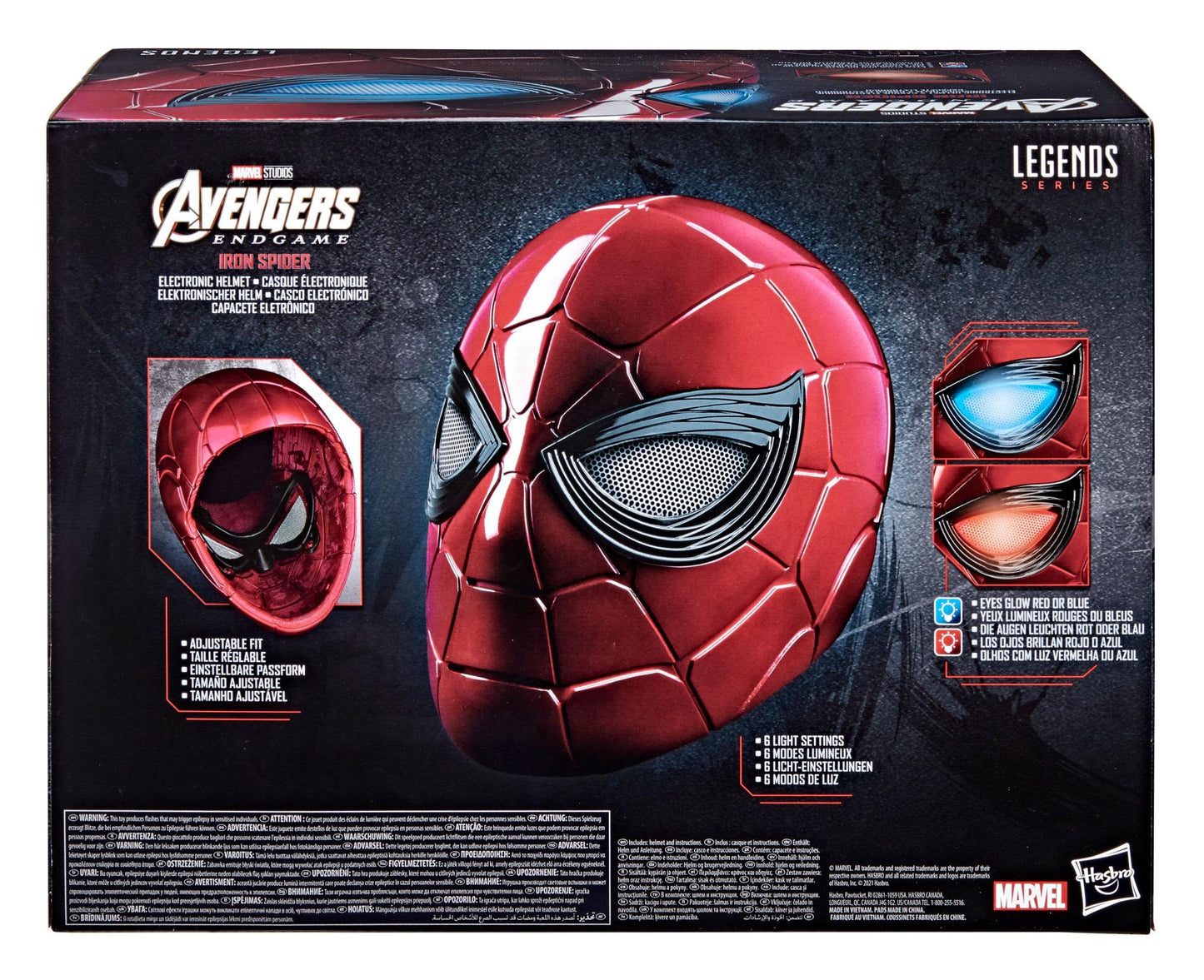 Iron Spider Casque électronique Avengers: Endgame Marvel Legends Series Hasbro
