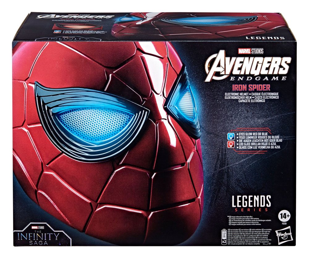 Iron Spider Casque électronique Avengers: Endgame Marvel Legends Series Hasbro