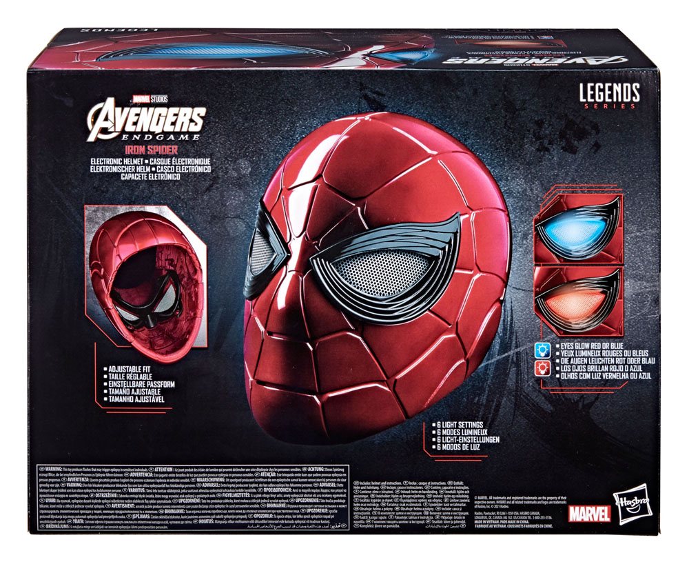 Iron Spider Casque électronique Avengers: Endgame Marvel Legends Series Hasbro