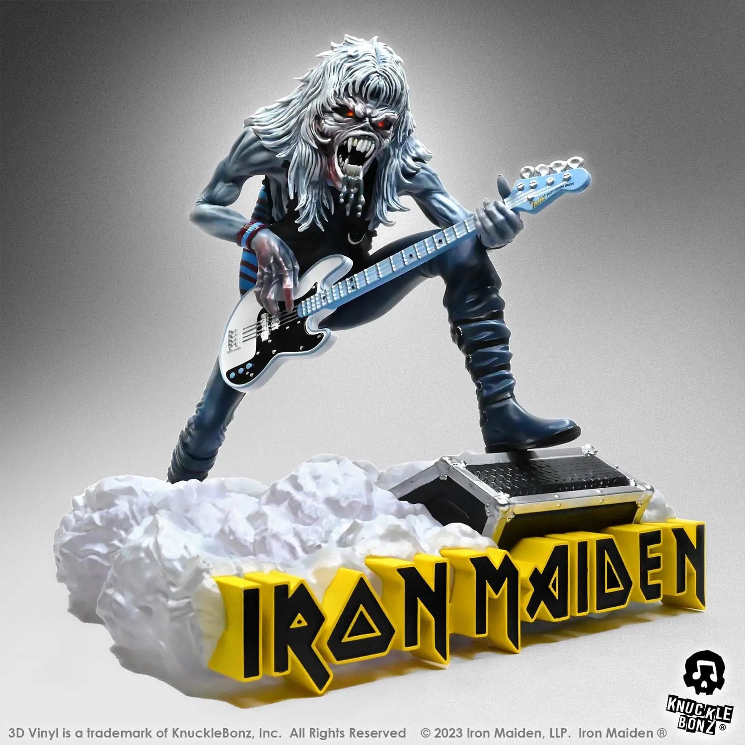 Iron Maiden Eddie Fear of the Dark statuette 3D Vinyl 20cm Knucklebonz