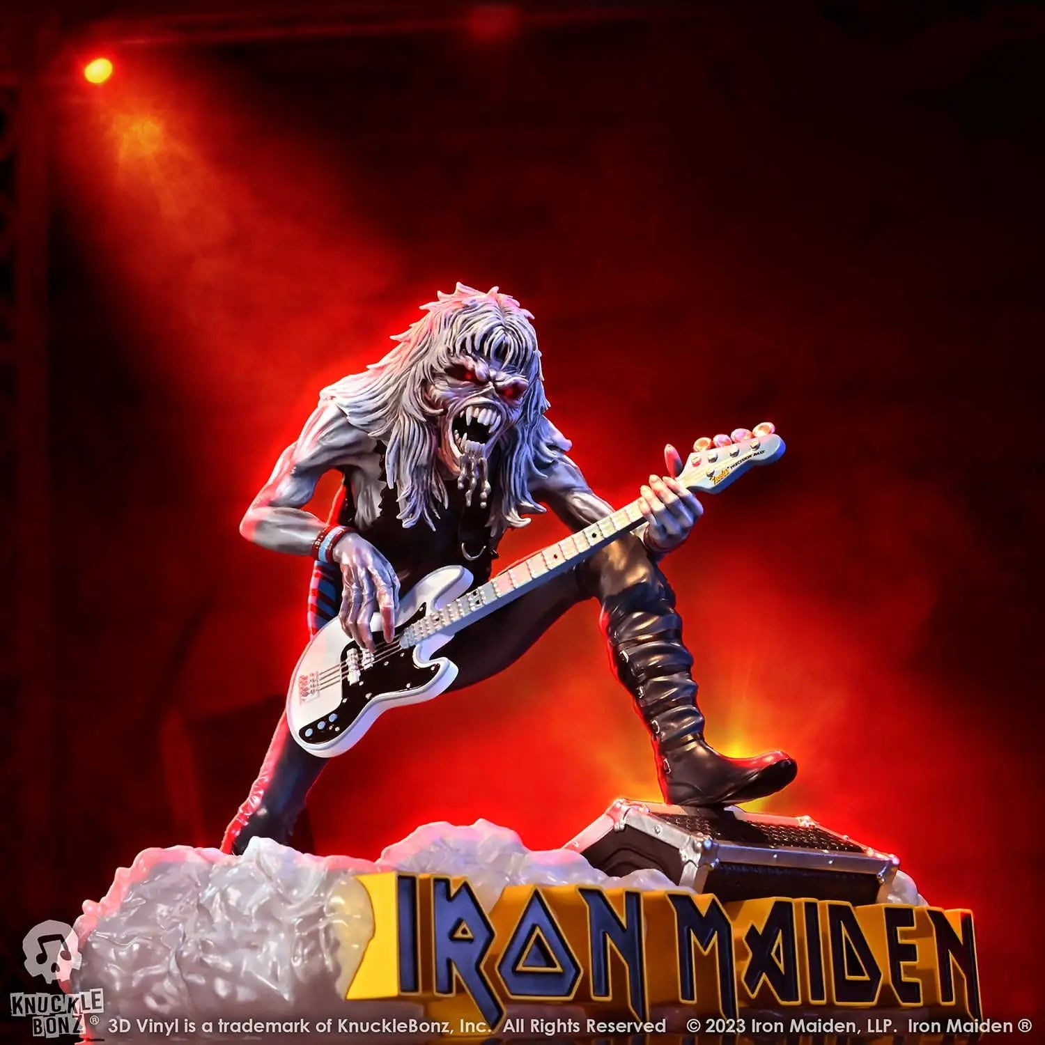Iron Maiden Eddie Fear of the Dark statuette 3D Vinyl 20cm Knucklebonz