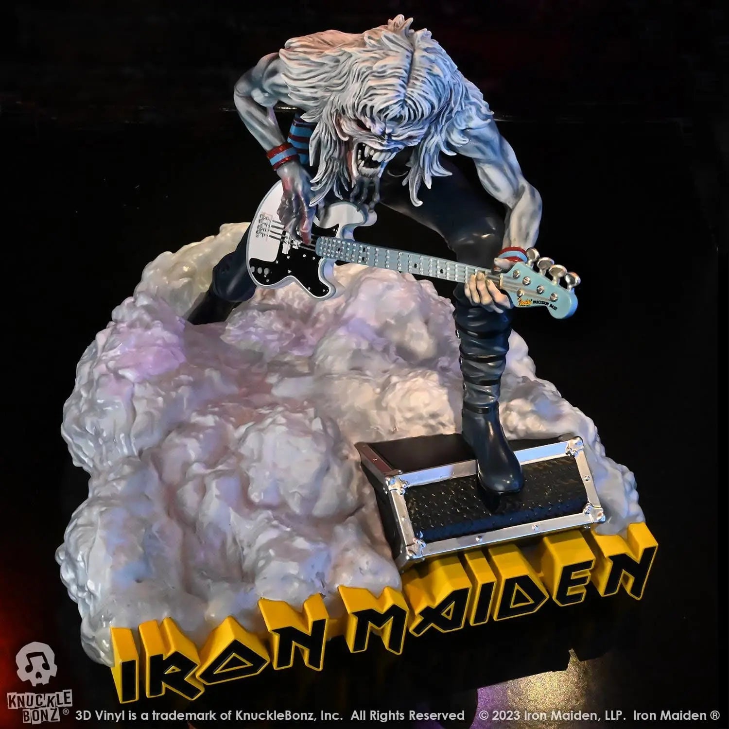 Iron Maiden Eddie Fear of the Dark statuette 3D Vinyl 20cm Knucklebonz