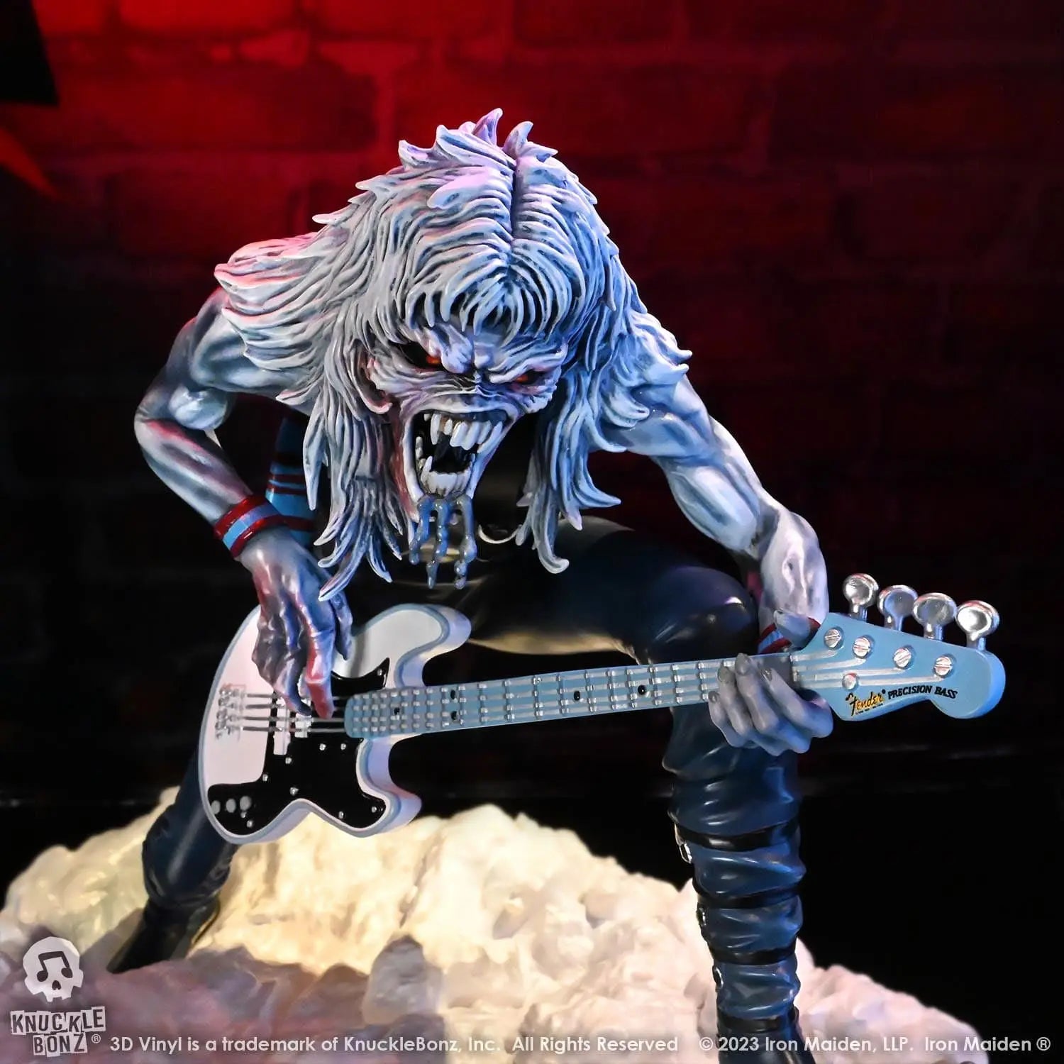 Iron Maiden Eddie Fear of the Dark statuette 3D Vinyl 20cm Knucklebonz