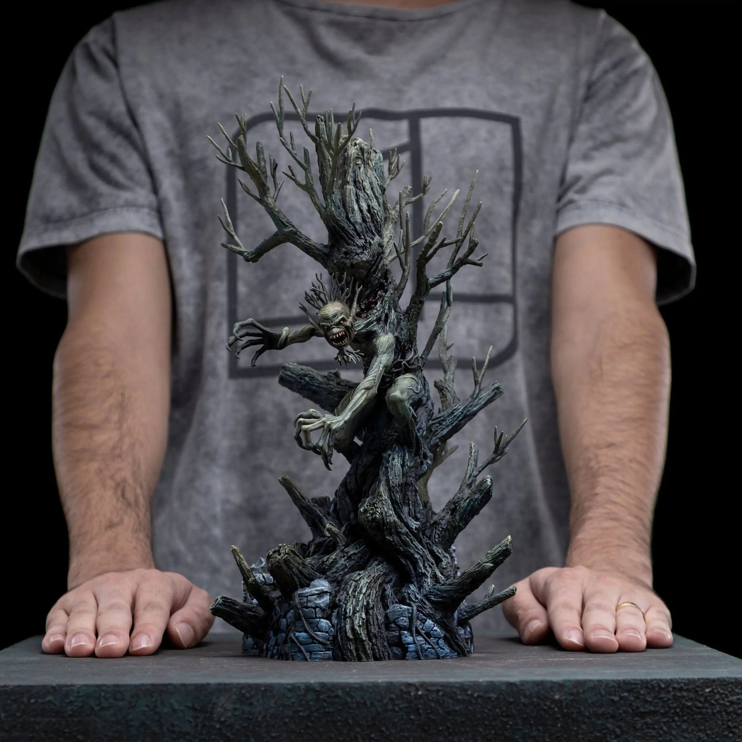 Iron Maiden Fear of the Dark Eddie statuette 1/10 Deluxe BDS Art Scale 31cm Iron Studios