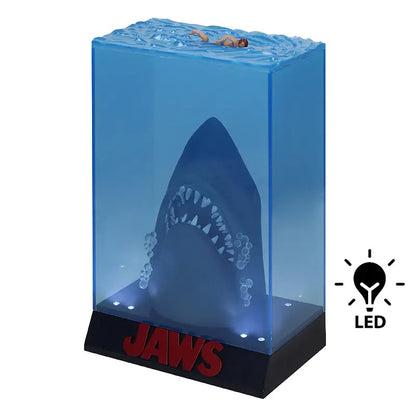 Jaws Statue 3D Movie Poster Jaws 50Th Anniv Light Up RUE DU RETRO