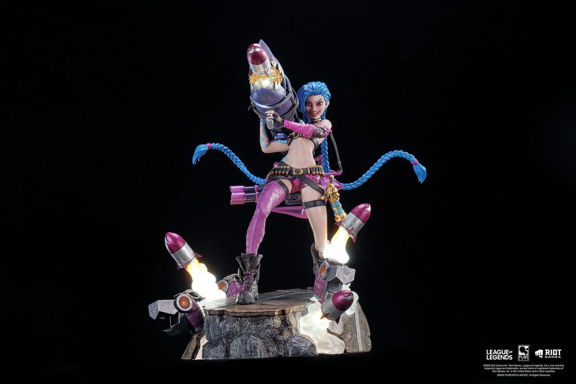 Jinx League of Legends statuette 1/6 Jinx 32cm Pure Arts