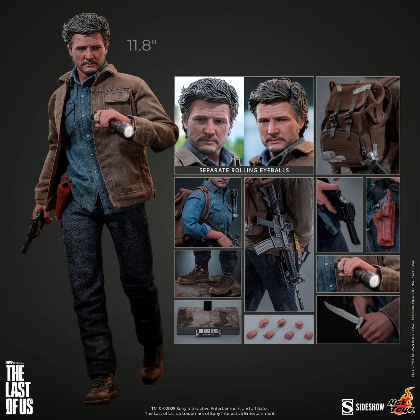 Joel Miller The Last of Us figurine 1/6 30 cm - Rue Du Retro