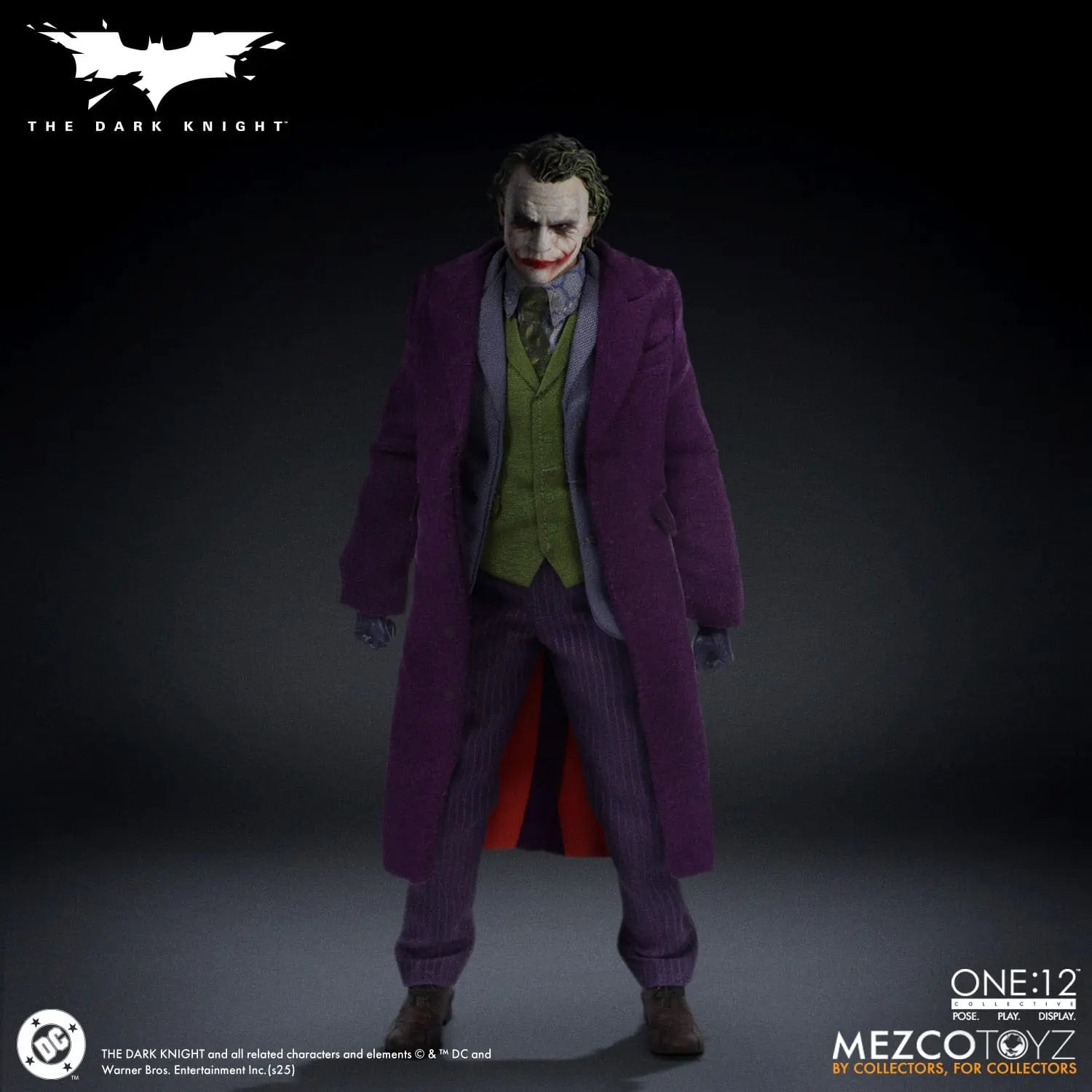 Joker Batman The Dark Knight : Le Chevalier noir figurine 1/12 17cm Mezco Toys