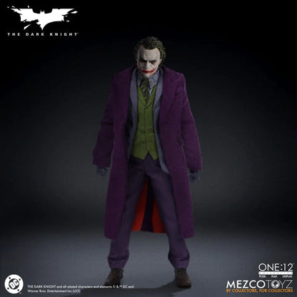 Joker Batman The Dark Knight : Le Chevalier noir figurine 1/12 17cm Mezco Toys