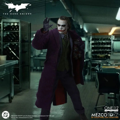 Joker Batman The Dark Knight : Le Chevalier noir figurine 1/12 17cm Mezco Toys